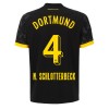Borussia Dortmund N. Schlotterbeck 4 Borte 23-24 - Herre Fotballdrakt